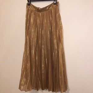 Kate Spade metallic skirt sz 8